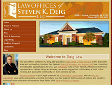 Tablet Screenshot of deiglaw.com